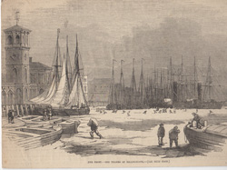 The Frost. The Thames at Billingsgate.